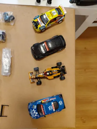 Scalextric completo: 15m pistas, 4 coches