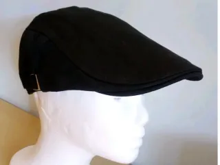 Berretto elegante nero Regolabile