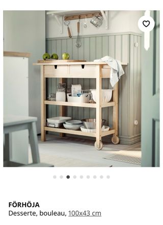 Carrito FÖRHÖJA abedul IKEA