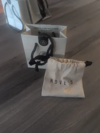 Pulsera Nove25 Black Foxtail 17cm