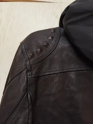 Cazadora Cuero Angelo Litrico Hombre M