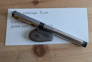 Pluma Waterman Forum Cromada Vintage