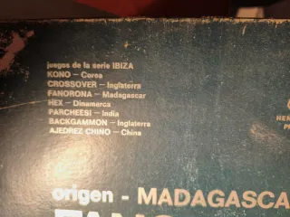 Juego de mesa Fanorona Madagascar