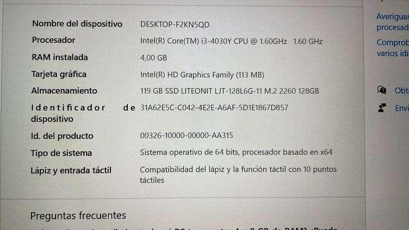 Portátil Dell Venue 11 Pro 7130 Tablet Táctil afbeelding 10