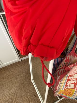 Chaqueta acolchada rojo