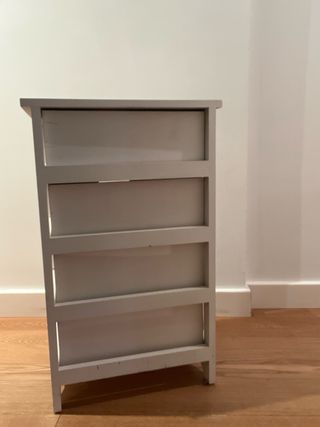 Mueble Auxiliar Blanco con Cajones