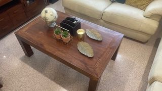 Mesa comedor y 6 sillas ratán