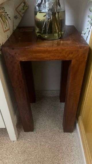 Mesa comedor y 6 sillas ratán