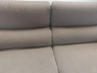 Sofás beige/marrón tela