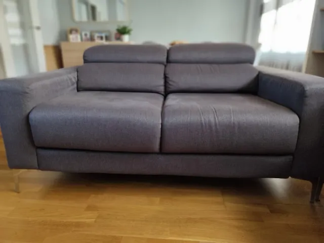 Sofás beige/marrón tela