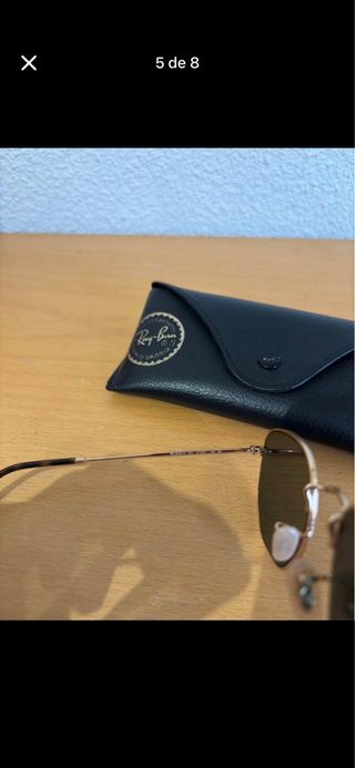 Gafas de Sol Ray-Ban Hexagonales Doradas