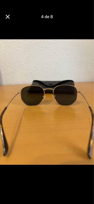 Gafas de Sol Ray-Ban Hexagonales Doradas