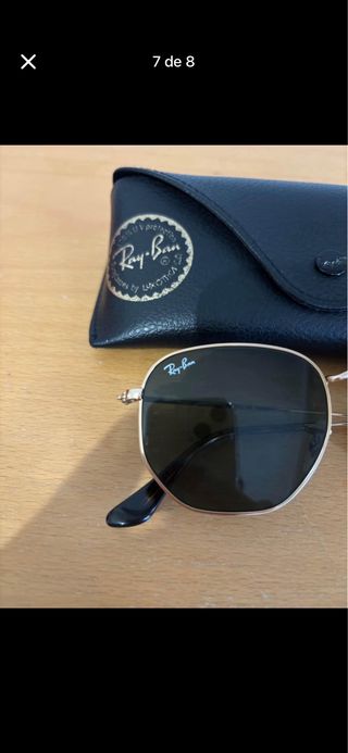 Gafas de Sol Ray-Ban Hexagonales Doradas