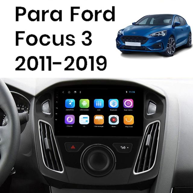 Radio Pantalla CARPLAY GPS USB para Ford Focus MK3