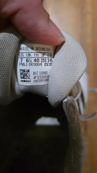 Zapatillas Adidas rayas azules