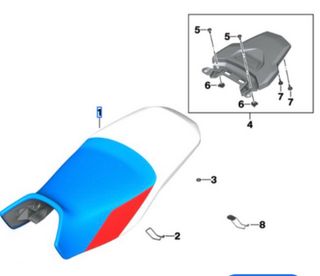 Asiento Rally BMW R 1250 GS + Placa