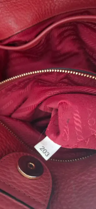 Borsa Prada Pelle Rossa