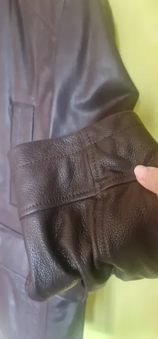 Chaquetón Piel Hombre Caramelo Marrón