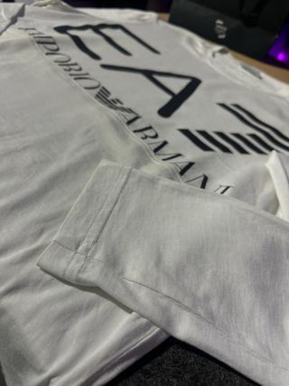 Maglia EA7 Emporio Armani Uomo Bianca Originale