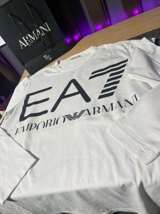 Maglia EA7 Emporio Armani Uomo Bianca Originale