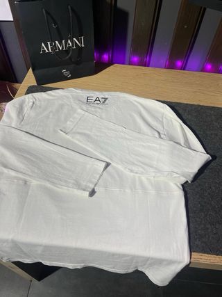 Maglia EA7 Emporio Armani Uomo Bianca Originale