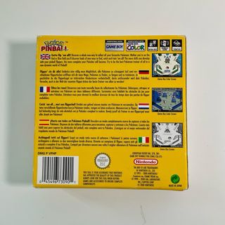 Gioco di flipper Pokemon per Game Boy Color Nintendo GBC GBA