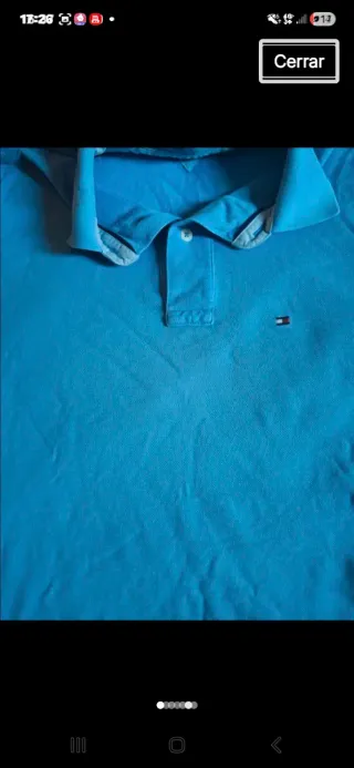 Polo Tommy Hilfiger Azul Talla M