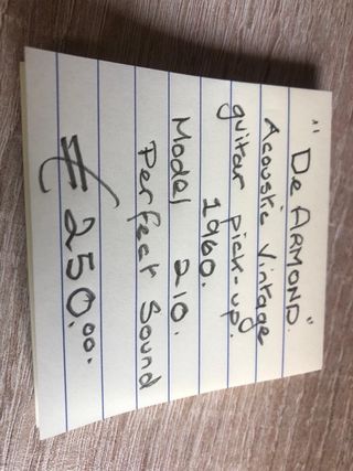 Pastilla DeArmond para guitarra