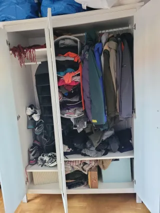 Armario Ikea Blanco Madera