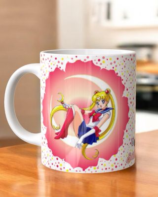 Caneca Sailor Moon Lua Rosa