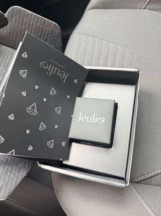 Anillo Morado Plata Talla 4.5 US