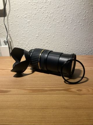 Objetivo Tamron 18-200mm + Funda