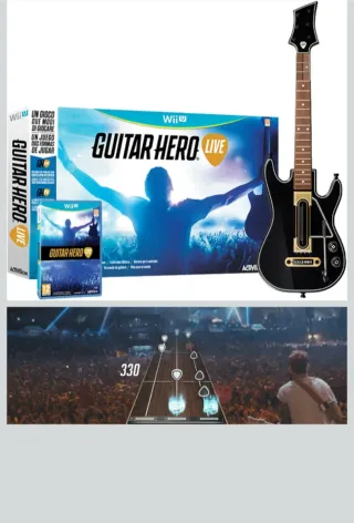 Guitar Hero Live Wii U con Guitarra