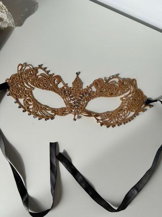 Disfraz Carnaval Marrón y Dorado