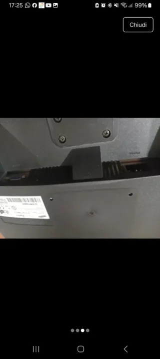 Monitor Samsung Argento/Nero