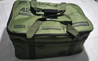 Bolsa Táctica Camping Militar Verde 42 litros