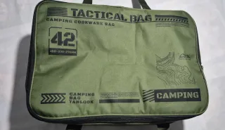 Bolsa Táctica Camping Militar Verde 42 litros