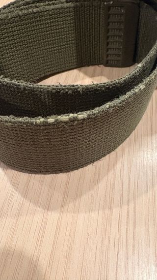 Cinturón militar ejército tierra verde