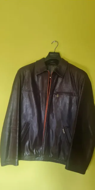 Chaqueta de piel Caramelo hombre