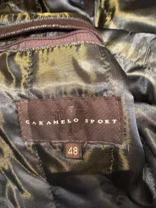 Chaqueta de piel Caramelo hombre
