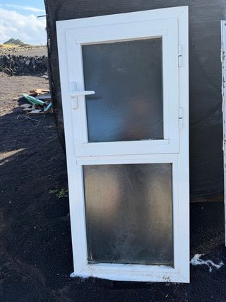 2 Ventanas Aluminio Blancas