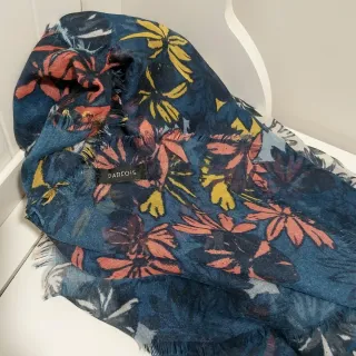 Lote foulard/Chal Parfois+Pendientes plata vintage