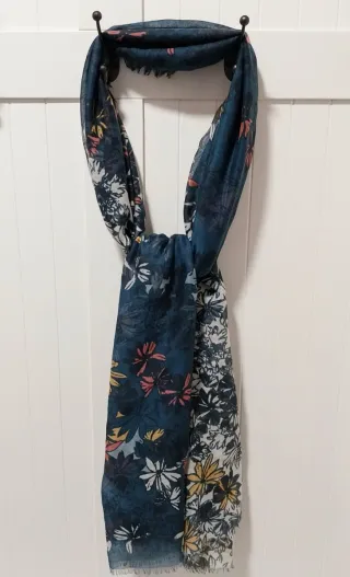 Lote foulard/Chal Parfois+Pendientes plata vintage