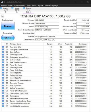 Dos discos duros Toshiba DT01ACA100 - 1TB