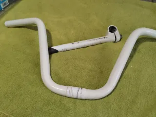 Manillar bici clásico blanco