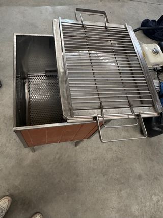 Asador Caja China INOX Artesanal + Horno