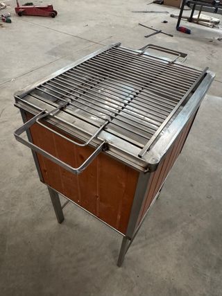 Asador Caja China INOX Artesanal + Horno