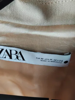 Cazadora beige talla M , mujer