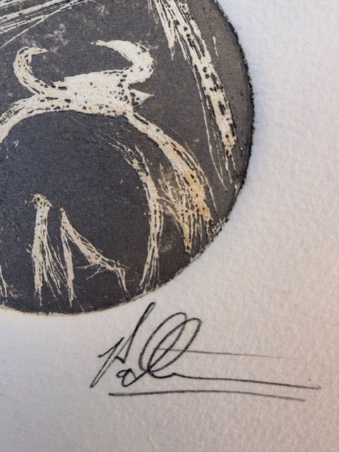 2 grabados firmados Yendris Patterson (1978)