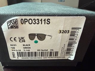 Gafas de sol Persol hombre negras